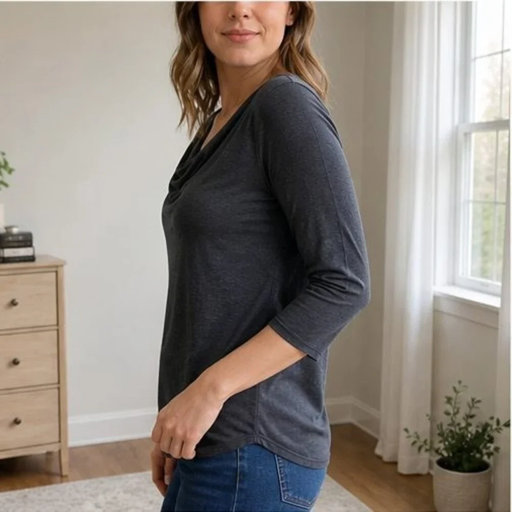 Navy Tunic Blouse